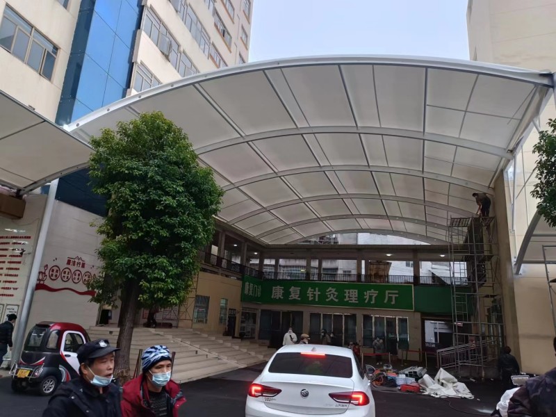2026义乌市膜结构车棚选哪家？源头厂家定制汽车充电桩停车棚-2